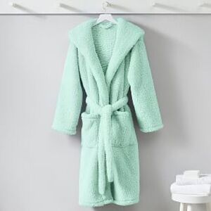 Pottery Barn Teen Green Plush Pajama Robe
